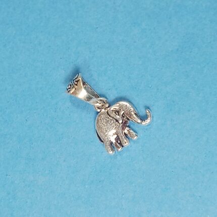 Majestic Guardian: Silver Elephant Pendant