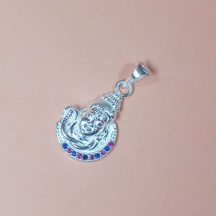 Divine Vigor: Silver Shiv Pendant