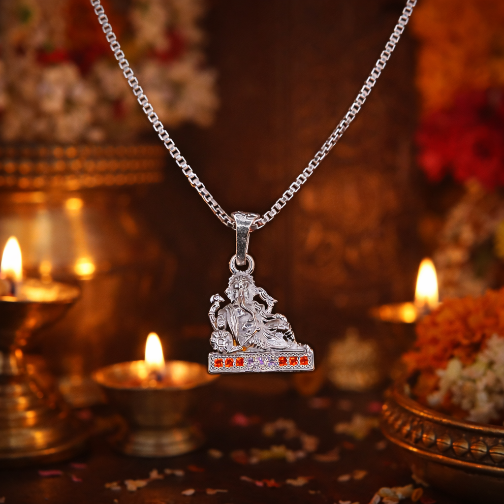ChatGPT Image Feb 17, 2026, 11_14_42 AM Divine Prosperity: Silver Ganesh Pendant