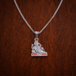 Divine Prosperity: Silver Ganesh Pendant