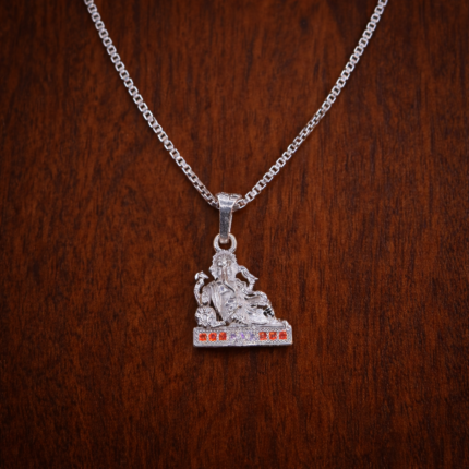 Divine Prosperity: Silver Ganesh Pendant