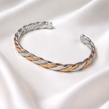 Elegant Echoes: Silver Bracelet