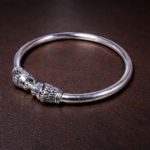 Silver Serenity: Intricately Designed Bracelet
