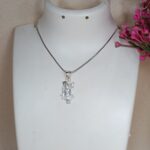 Divine Radiance: Silver Shrinathji Pendant (Without Chain)