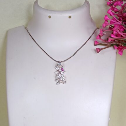Divine Blessings: Silver Ganesh Pendant