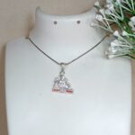 Divine Prosperity: Silver Ganesh Pendant