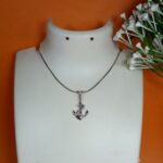 Steadfast Strength: Silver Anchor Pendant