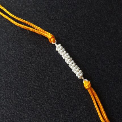 Divine Moti Rakhi in Sterling Silver