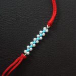 Pure Silver 925 Beads Rakhi: Timeless Elegance for Raksha Bandhan