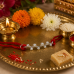 925 Silver Moti Rakhi: Timeless Pearl Elegance