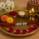 Divine Pearl Rakhi in Sterling Silver