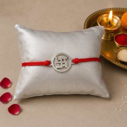 Saankhiya Serenity: Handcrafted Rakhi Collection