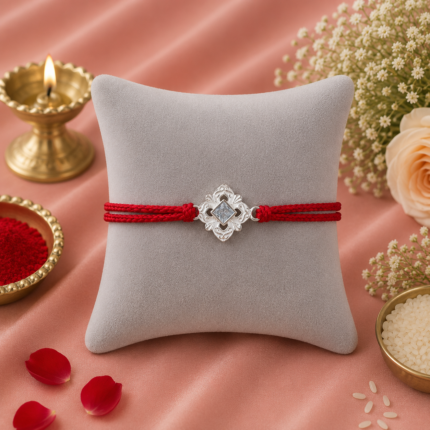 Silver 925 Rakhi - Elegance in Sibling Bond