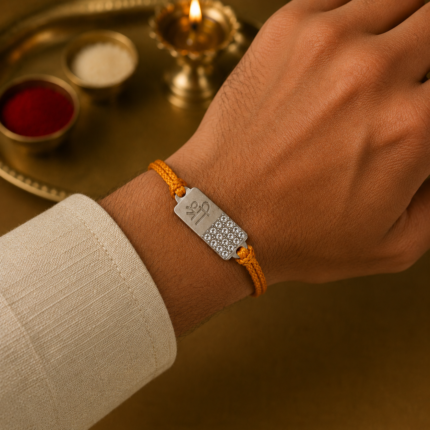Elegant Silver 925 Rakhi: Celebrate with Radiance