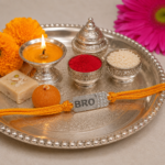 Brotherly Bond: Handcrafted Silver Bro Rakhi