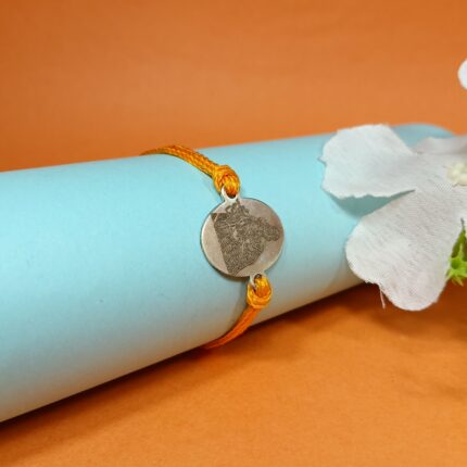 925 Silver RadhaKrishna Rakhi: Eternal Bond of Devotion