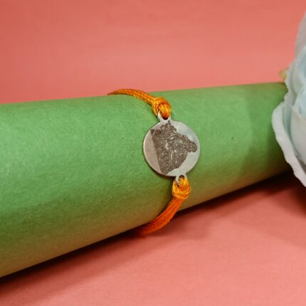 925 Silver RadhaKrishna Rakhi: Eternal Bond of Devotion