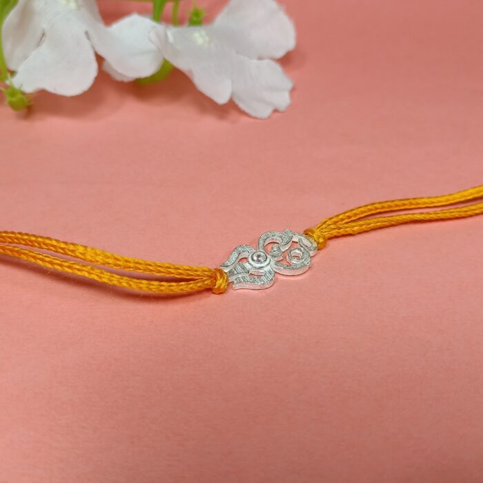 Silver 925 Trishul Rakhi: Divine Protection, Eternal Bond
