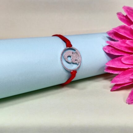 Silver 925 Ganpati Rakhi - Divine Blessings for Raksha Bandhan