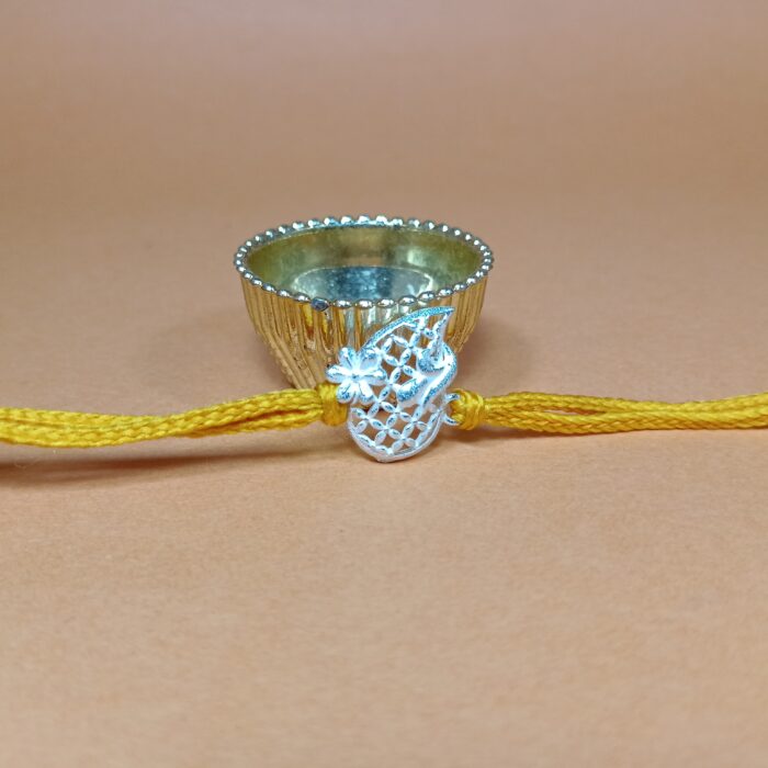 Silver 925 Ganpati Rakhi - Divine Blessings for Raksha Bandhan