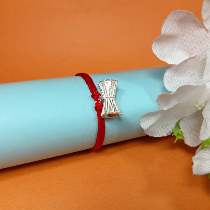 Divine Silver 925 Damru Rakhi