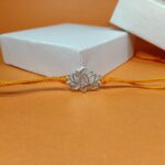 Silver 925 Kamal Fool Rakhi - Elegance in Every Thread