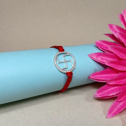 925 Silver Sankhiya Rakhi: Traditional Charm
