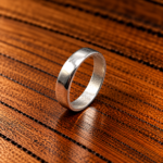 Radiant Craftsmanship: Handmade Pure Silver Rings for Discerning Gentlemen
