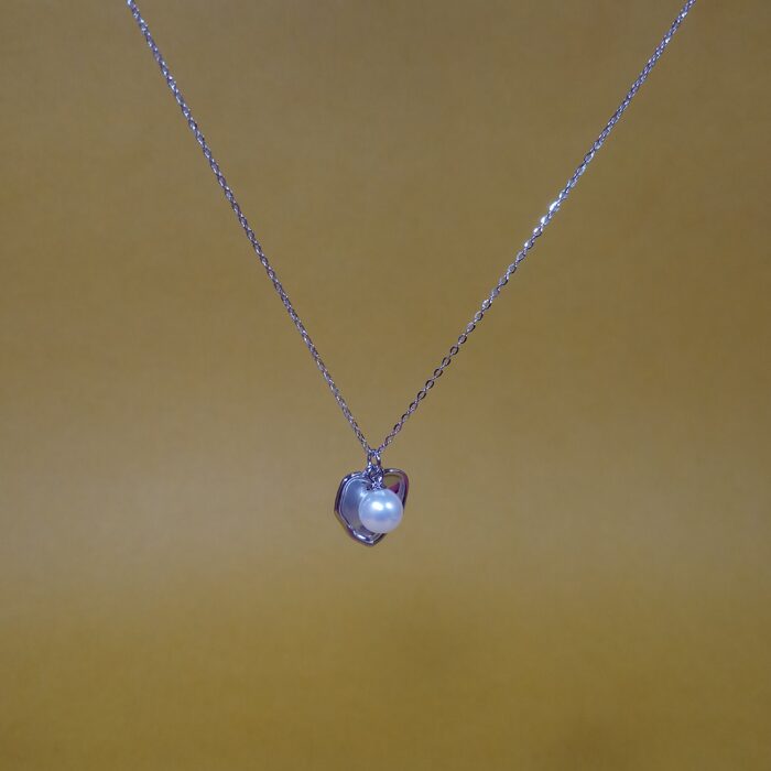 Radiant Reverie: Sterling Silver Chain Pendant