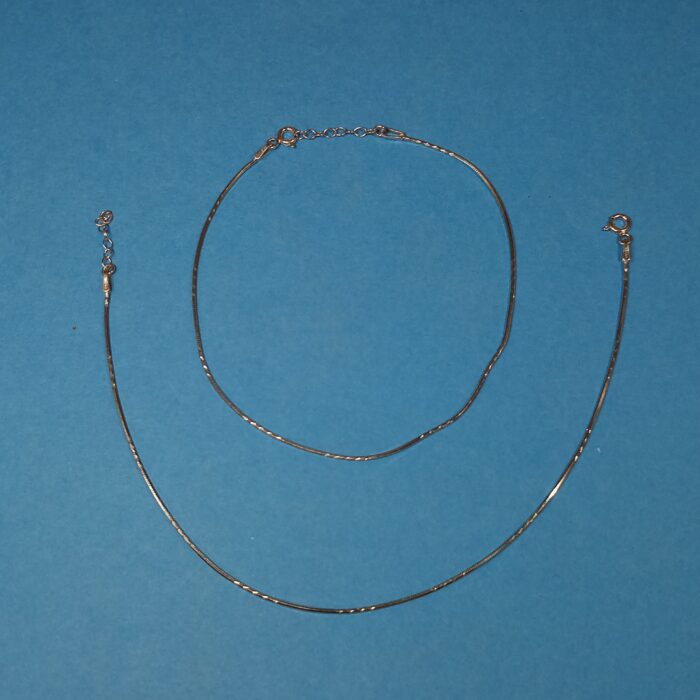 Silver Shimmer: Sterling Silver 925 Lightweight Anklet