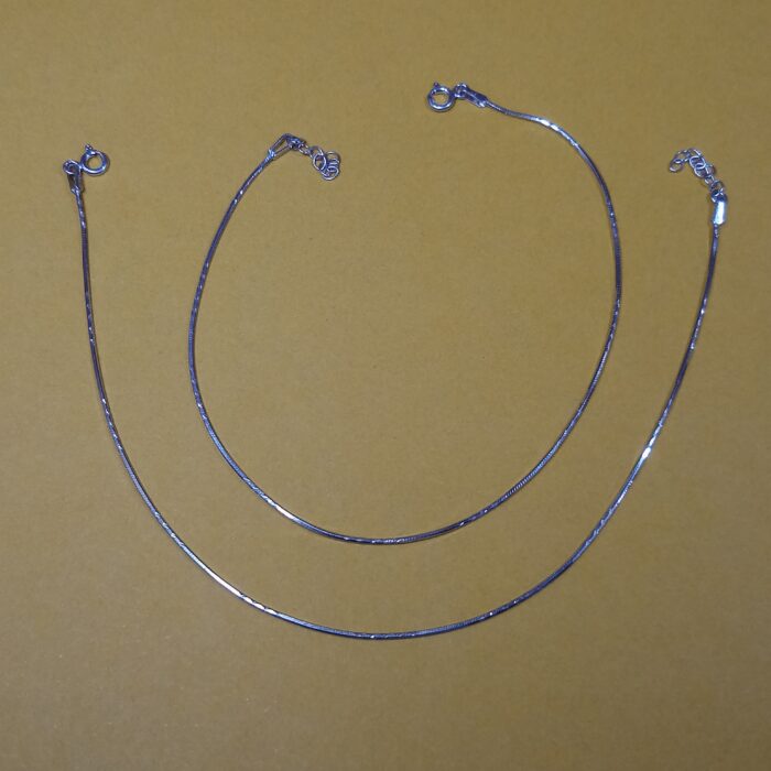 Silver Shimmer: Sterling Silver 925 Lightweight Anklet