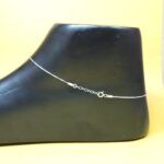 Whispering Breeze: Sterling Silver 925 Lightweight Anklet