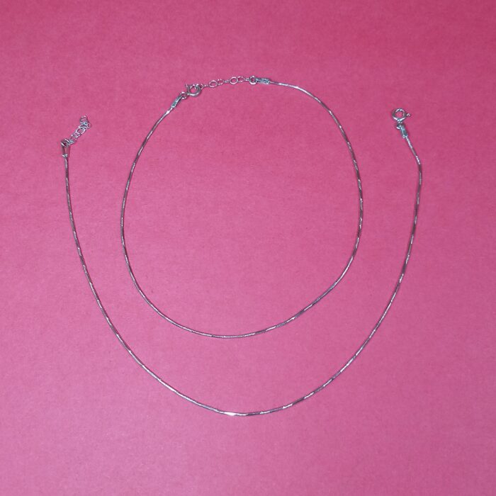 Whispering Breeze: Sterling Silver 925 Lightweight Anklet