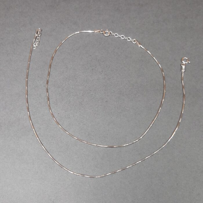 Whispering Breeze: Sterling Silver 925 Lightweight Anklet