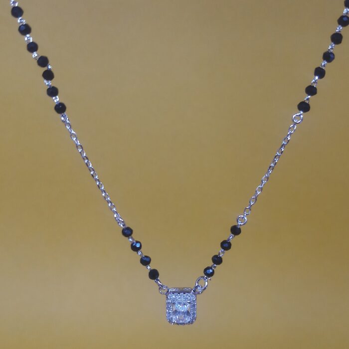 Silver Mangalsutra in 925 Sterling - Symbolizing Eternal Bond