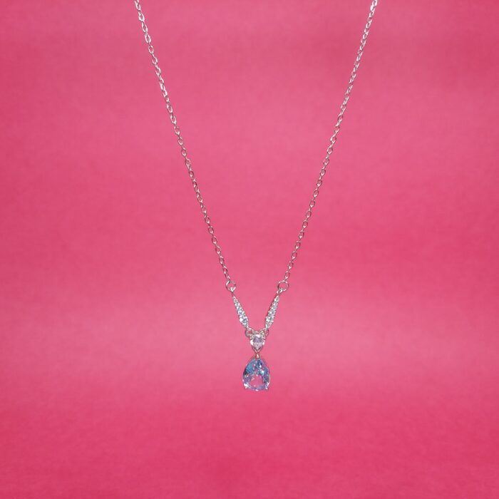 Radiant 925 Silver Chain Pendant - Pure Elegance