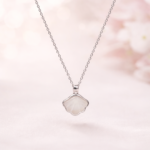 Serene Moonlight: Handcrafted Chain Pendant