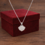 Serene Moonlight: Handcrafted Chain Pendant