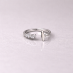 925 Sterling Silver Ring with Intricate Detailing