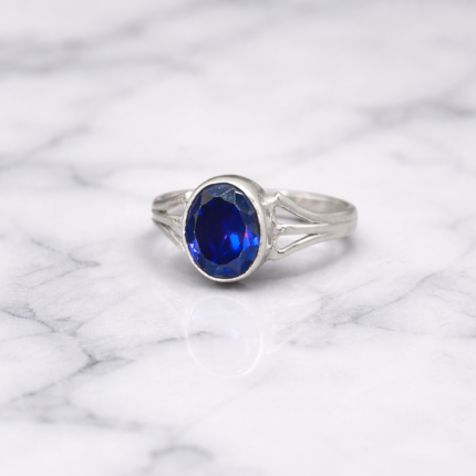 Contemporary Men's Silver Ring