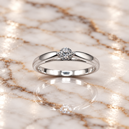 925 Silver Classic Solitaire Ring