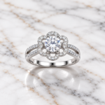 925 Silver Solitaire Spark Ring