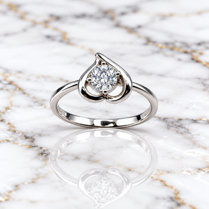 Heartfelt Sterling Silver 925 Ring