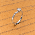 925 Sterling Silver Solitaire Ring