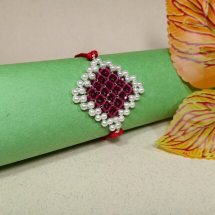 Pearl Elegance: Rakhi for a Timeless Bond