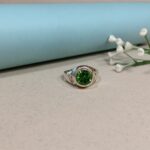 Silver 925 Ring with Green Stone - Timeless Beauty