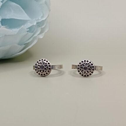 Elegant 925 Sterling Silver Toe Ring 2