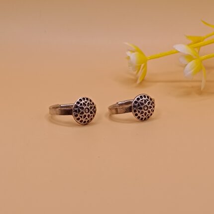 Elegant 925 Sterling Silver Toe Ring 2