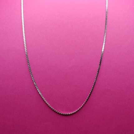 Elegant 925 Sterling Silver Chain - Timeless Sophistication