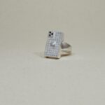 Bold Hammered Silver Ring for Men